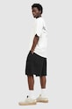 AllSaints pantaloni scurti din bumbac HAYDON M003TA negru