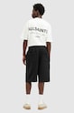 AllSaints pantaloni scurti din bumbac HAYDON M003TA