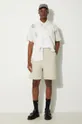 Carhartt WIP linen blend shorts Walter Single Knee Short beige