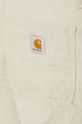 Carhartt WIP pantaloncini in lino misto Walter Single Knee Short I033583.502 beige