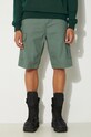 Carhartt WIP cotton shorts Regular Cargo fabric green I028246.29N02