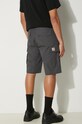 Одяг Бавовняні шорти Carhartt WIP I028246.8702 сірий
