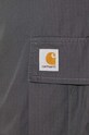 Бавовняні шорти Carhartt WIP I028246.8702 сірий