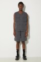 Къс панталон Carhartt WIP Balto Short I033611.87XX сив AW24