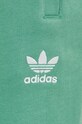 Бавовняні шорти adidas Originals зелений IY8519