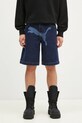 Джинсові бавовняні шорти Puma PUMA X A$AP ROCKY Denim Short бавовна темно-синій 631066