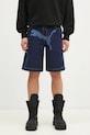 Bavlněné riflové kraťasy Puma PUMA X A$AP ROCKY Denim Short bavlna námořnická modř 631066