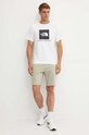 The North Face pantaloni scurti din bumbac Graphic Short Light NF0A3S4F1I41 gri AW24