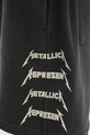 Bavlněné šortky Represent Metallica 40 Year Anniversary Sweat Shorts černá MLM4378.230