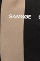 Bavlnená taška Samsoe Samsoe SAFRINKA čierna F24200050