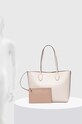 Kožená kabelka Kate Spade KC921 béžová
