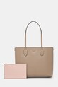 Kožená kabelka Kate Spade usňová koža béžová KC921