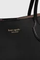 črna Usnjena torbica Kate Spade