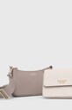 Δερμάτινη τσάντα Kate Spade KD051 μπεζ