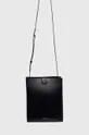 μαύρο Δερμάτινη τσάντα Calvin Klein