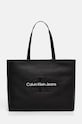 Kabelka Calvin Klein Jeans imitácia kože čierna K60K612222