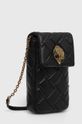 Kurt Geiger London torebka skórzana KENSINGTON PHONE BAG 2710000109 czarny AW24