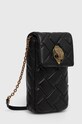 Кожена чанта Kurt Geiger London KENSINGTON PHONE BAG 2710000109 черен AW24