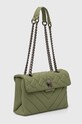 Кожаная сумочка Kurt Geiger London LEATHER KENSINGTON BAG 539976109 зелёный AW24