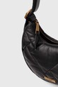 Шкіряна сумочка Kurt Geiger London KENSINGTON PUFF SM HOBO 2711400109 чорний