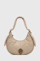 Kurt Geiger London borsa a mano in pelle KENSINGTON PUFF SM HOBO pelle fiore beige 2711437109