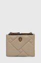 Kurt Geiger London portafoglio in pelle KENSINGTON PUFF MN PURSE semplice beige 2710837109