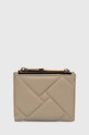 Kurt Geiger London portafoglio in pelle KENSINGTON PUFF MN PURSE 2710837109 beige AW24