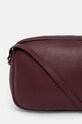 Akcesoria Patrizia Pepe torebka skórzana 8B0192.L113 bordowy