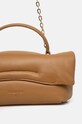 Kožená kabelka Patrizia Pepe béžová 8B0201.L113