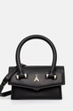 Kožená kabelka Patrizia Pepe přírodní kůže černá 8B0208.L061