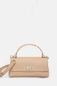 Kožená kabelka Patrizia Pepe přírodní kůže béžová 8B0211.L001