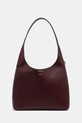 Coach torebka skórzana skóra licowa bordowy CU068