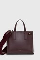 Δερμάτινη τσάντα Gianni Chiarini ALTEA λείο δέρμα μωβ BS.11040.PRCK