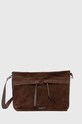 Велурена чанта Gianni Chiarini ANDREA велур кафяв BS.11075.CM.PL