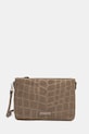 Τσάντα σουέτ Gianni Chiarini NORA POUCH δέρμα σαμουά πράσινο BS.10225.CM.PL