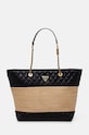 Guess torebka DELFA imitacja skóry licowej czarny HWQA93.28230