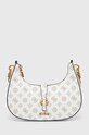 Τσάντα Guess KUBA απομίμηση λείου δέρματος λευκό HWPA93.29180