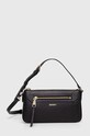 Шкіряна сумочка Dkny лицьова шкіра чорний R42HKE18