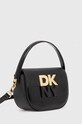 Dkny borsa a mano in pelle R42EKE28 nero AW24
