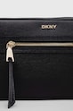 Kožená kabelka Dkny čierna R42E3E22