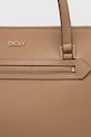 Dkny torebka skórzana beżowy R42A3E20