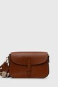 Weekend Max Mara borsa a mano in pelle pelle fiore marrone 2425516174600