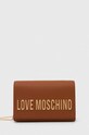 Torba Love Moschino imitacija zrnate kože smeđa JC4103PP1L