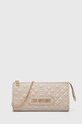 Love Moschino torebka nie mieści A4 beżowy JC4011PP1L