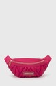 Сумка на пояс Love Moschino аппликация розовый JC4160PP1L