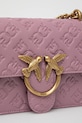 Pinko borsa a mano in pelle rosa 100074.A1YB