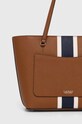 Doplnky Kožená kabelka Lauren Ralph Lauren 431934895 hnedá