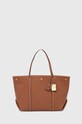Кожаная сумочка Lauren Ralph Lauren кожа коричневый 431936094