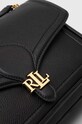 Кожаная сумочка Lauren Ralph Lauren чёрный 431941820