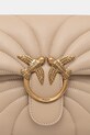 Pinko borsa a mano in pelle beige 100038.A1EX